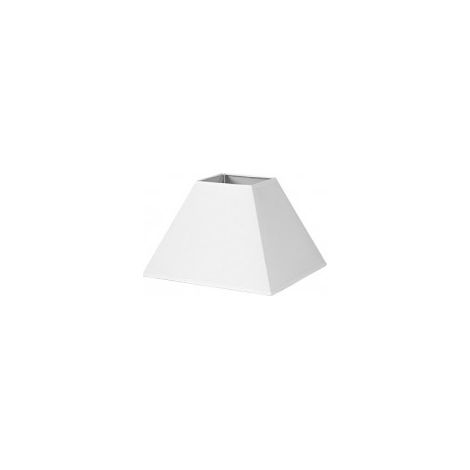 Pantalla Piramide Mezzo E27 Blanco 17dx8dx13h Tejido Popelin