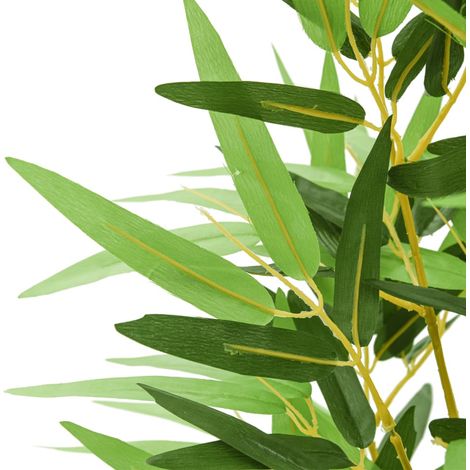 vidaXL Albero Bambù Artificiale 1288 Foglie 180 cm Verde (1/2)