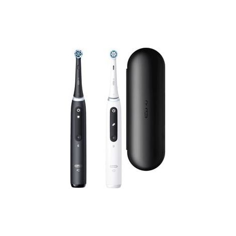 Oral-B - Spazzolino elettrico iO Series 5 Duo, bianco/nero 4210201428695