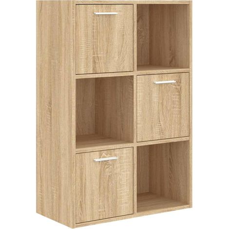 Maison Exclusive - Lagerschrank Sonoma-Eiche 60x29,5x90 cm Holzwe (1/5)