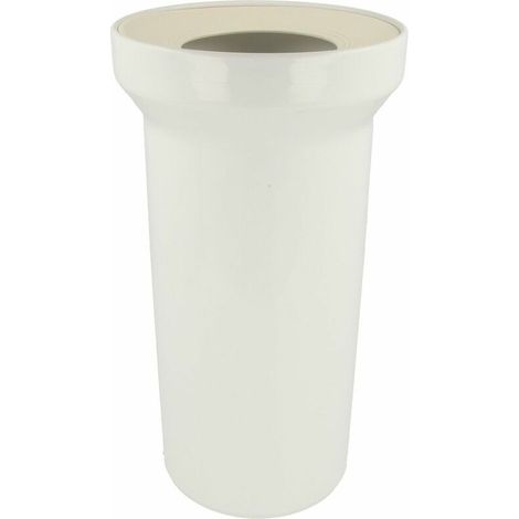Raccord WC DN110 - 400mm blanc alpin