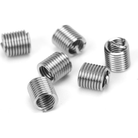 Packung mit 100 Reduziereinsätzen für Muttern (Außen- und Innengewinde), Reparaturwerkzeug, Edelstahlbefestigungselement M4x0,72D (1/5)