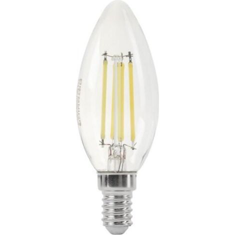 Ampoule LED E14 Filament 6W C35 Bougie - Blanc Neutre  - SILUMEN