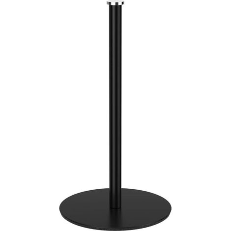 Porte Essuie Tout Noir Mat - Soutien Rouleau sur Pied pour Papier Cuisine Compatible avec la Plupart des Taille (1/5)