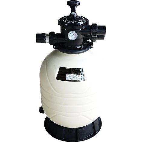 Filtre à Sable MFV Piscine Ø42cm - Débit 7m3/h - Vanne 6 Voies -