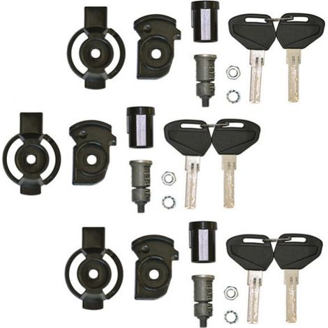 Cerradura Kappa PARA maletas KGR33, KGR46, K49, K46, K47, K35 y cerradura de seguridad de aluminio KFR, KVE, KMS (3 PCS)