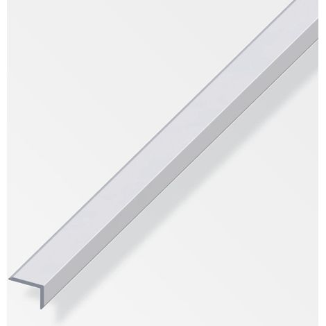 alfer Kantenschutzprofil 8 x 19 x 1000 mm silber Aluminium Profil Kantenschutz
