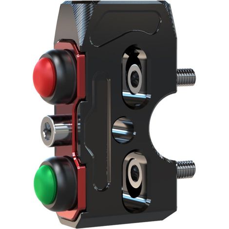 Guidon Moto Interrupteur Auto-Vérouillage Double Étanche Compatible CB190 Pièces Accessoire Moto (1/5)