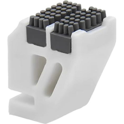 Für Bambu Lab X1/X1C/P1P/P1S Hotend-Wischerdüsen, zweireihige Silikonbürsten mit integrierten Scheuerschwämmen, Druckkopf-Reiniger (1/5)