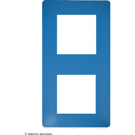 Plaque 2 postes essensya Riviera - HAGER WE532