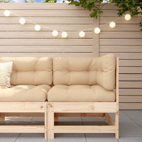 Canapé d'angle avec coussins,Canapé de Salon,Banquette bois de pin solide DGBDF501149 (1/5)