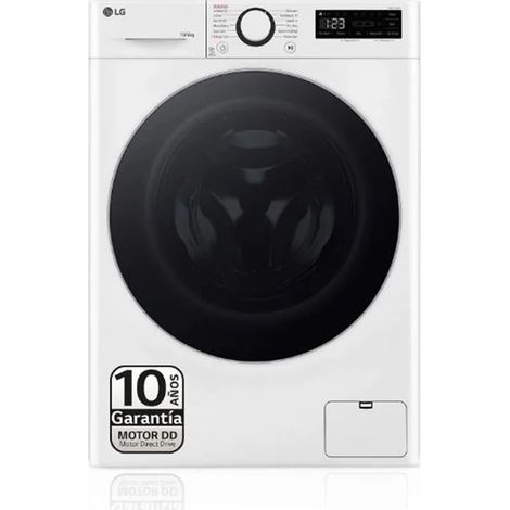LG G. BLANCA LAVASECADORA F4DR6010A1W 10/6KG 1400RPM BLANCO A