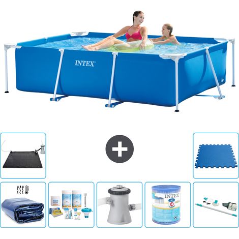 Intex Piscine Tubulaire Rectangulaire - 220x150x60 cm - 8-pièces  S30041 (1/5)