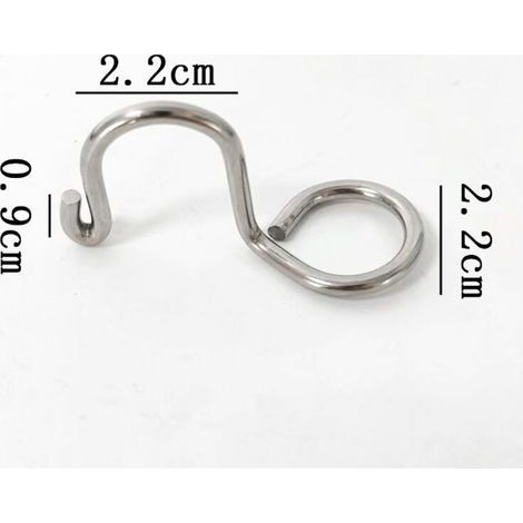 Crochets de rallonge pour cintres – Lot de 45 pièces en métal robuste, design cascade compact pour rangement optimisé dans placard bois (1/3)