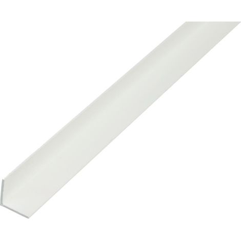 Winkelprofil Kunststoff weiß 50x50x1,5 mm, 2,6m