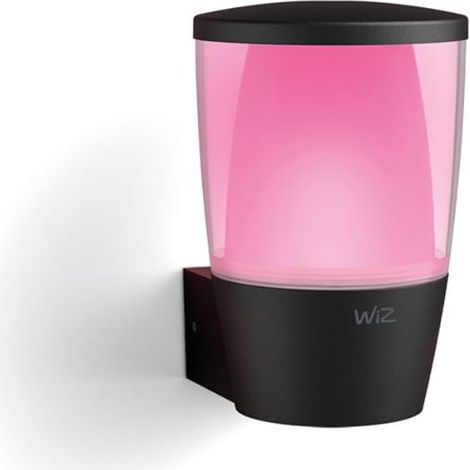 applique murale extérieure Wi-Fi, couleur, IP44, noire (1/5)