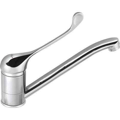 HOFFER Mitigeur de cuisine, levier médical, 221 mm, chromé (1/2)