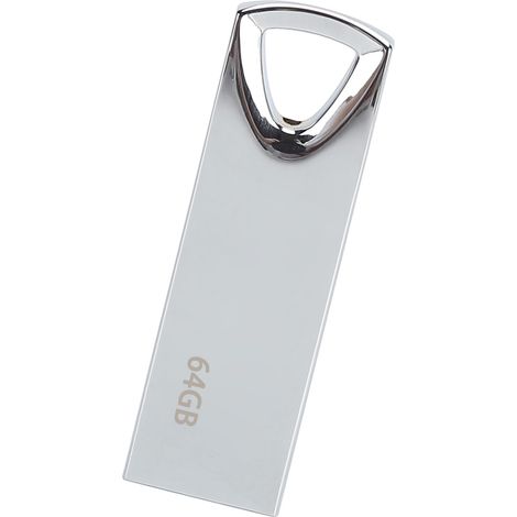 Clé USB LAMYOO S026, boîtier métallique, portable, USB 2.0, stockage de données pour ordinateur et téléphone portable, 64 Go (1/5)