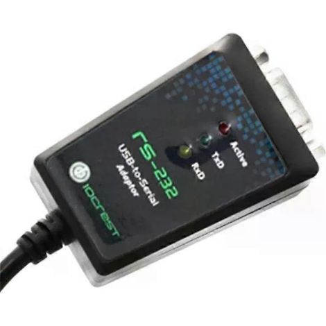 Adaptateur USB 2.0 vers série RS-232 DB9 9 broches pour AU67-IOCREST, chipset FTDI, compatible Windows 10, longueur 1 m - JXLGV (1/4)