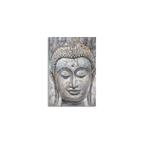 HANDMADE WALL PAINTING FACE BUDDHA LIGHT -A- CM 80X3X120 (1/5)