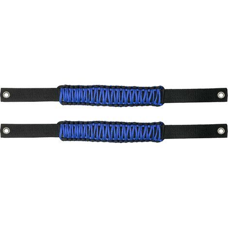 Barre de sécurité en paracorde pour voiture, 2 pièces, poignées de remplacement pour Ford Bronco Jeep Wrangler (1/5)