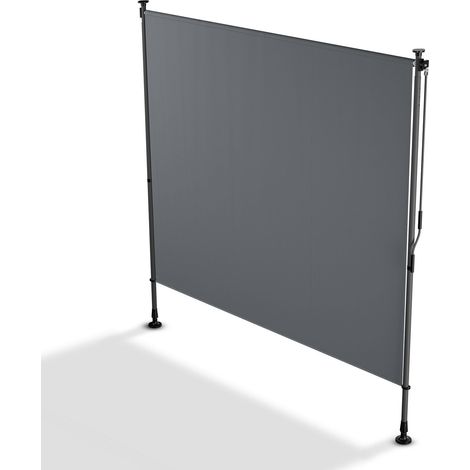 Tenda verticale Barbados 200 x 310 cm Grigio Regolabile in altezza, idrorepellente per la privacy e la protezione dal sole (1/2)