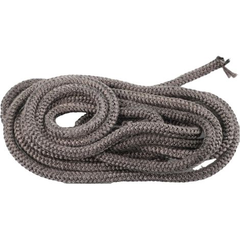 Joint de corde en fibre de verre, 9 mm de diamètre, 3 mètres de long, noir pour poêles (1/5)