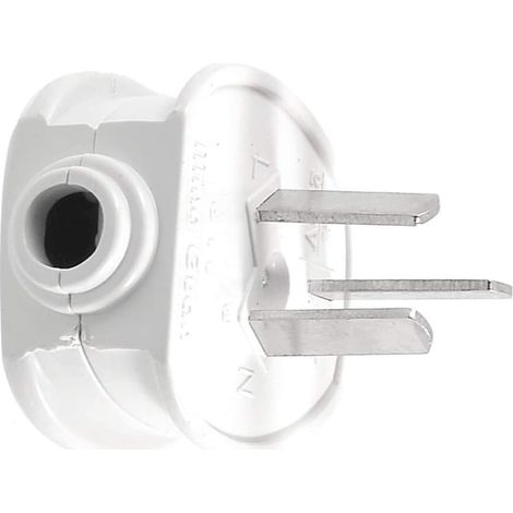 Adaptateur prise courant AU-Stecker AC 250 V 10 à 3 broches plates