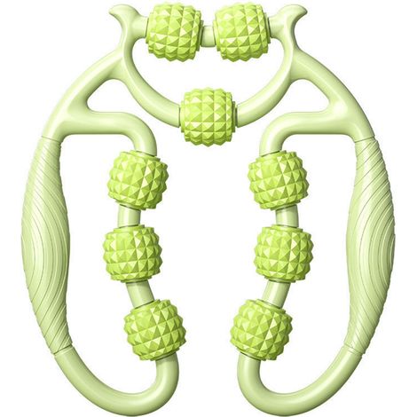 Appareil de massage relaxant pour les jambes, rouleau musculaire à 9 roues, massage des tissus profonds des jambes et des bras-AquaForge (1/5)