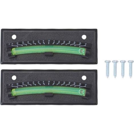 Spirit Level for Motorhome - Graduated Adhesive Leveling System High Visibility Bubble for Motorhome, Trailer, Caravan and Recreational Vehicle - Set of 2 Precise Adhesive Levels (1/5)