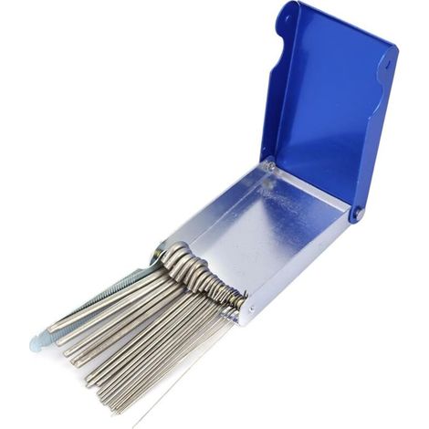 Kit de Nettoyage de Pointe de Torche 21 Pièces Accessoires de Soudage Alésoir de Buse MIG Nettoyeur pour Soudage au Gaz (1/5)