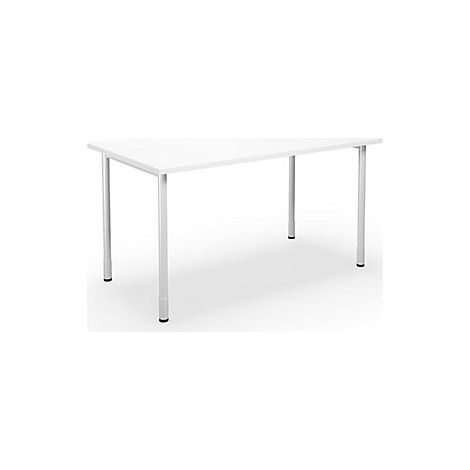 Mesa multiusos DUO-C tablero recto H x P 700 - 800 x 800 mm