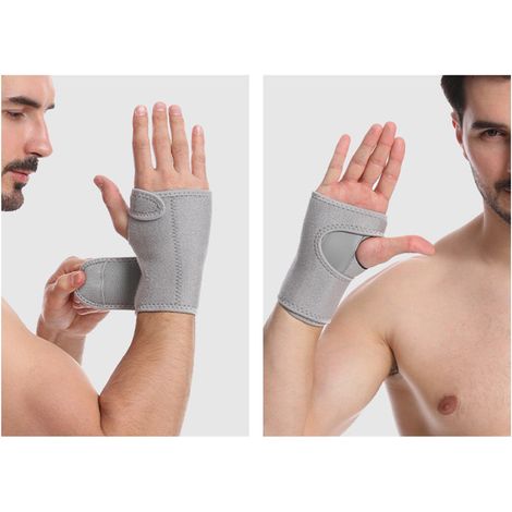 Attelle de poignet en polycarbonate avec plaque en acier pour le syndrome du canal carpien, réglable, respirante, pour dormir la nuit, support de poignet, attelle de poignet (1/5)