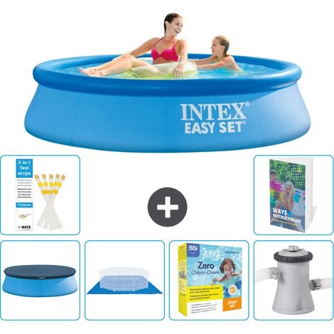 Easy Set Pool Rund - 244x61 cm - 7-teilig S24