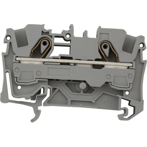 Conector de barra colectora de 2 hilos, 6 mm², gris, 2006-1201 topjobs