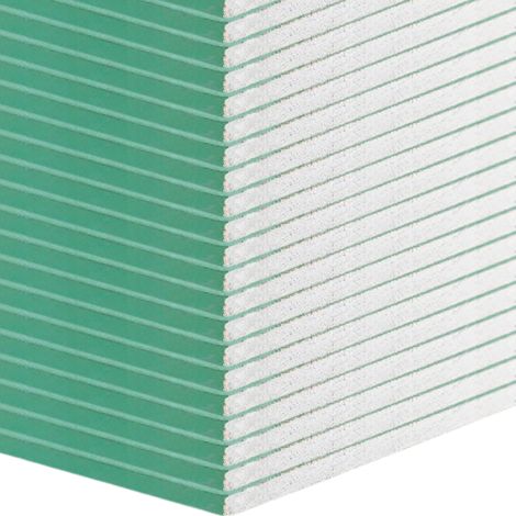 Lastra cartongesso h2 ba13 1200x2000 ambienti umidi confezione 20 pezzi (1/5)