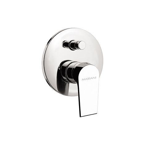 MONOCOMANDO INCASSO DOCCIA CON DEVIATORE LINEA ARTIC- Cromo- MARIA- pezzi 1