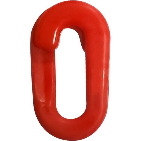 ANELLO DI GIUNZIONE PER CATENA SEGNALETICA IN PLASTICA mm 8 - blister da 15 pezzi