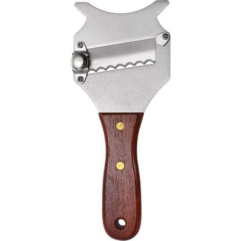 Affetta tartufi Ulisem, grattugia per tartufi, affetta tartufi regolabile, affetta tartufi professionale, affetta tartufi in acciaio inox, affetta tartufi con manico in legno (1/4)