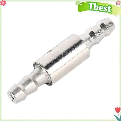 Tbest Aquarium CO2 Check Valve Valve Anti-retour CO2 pour Aquarium, Valve Professionnelle en Acier Inoxydable pour animalerie eau (1/5)