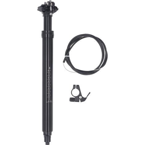 Hydraulische Teleskop-Sattelstütze für Rennrad/Mountainbike, 150 mm Federweg, Fernverriegelung, 31,6 mm interne Kabelführung. (1/5)
