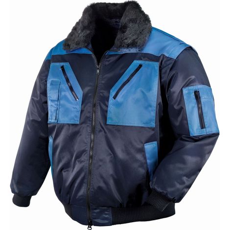 teXXor® Piloten-Jacke OSLO marine/kornblau 60% Poly. 40% Baumw. 4173L Gr.L (1/3)