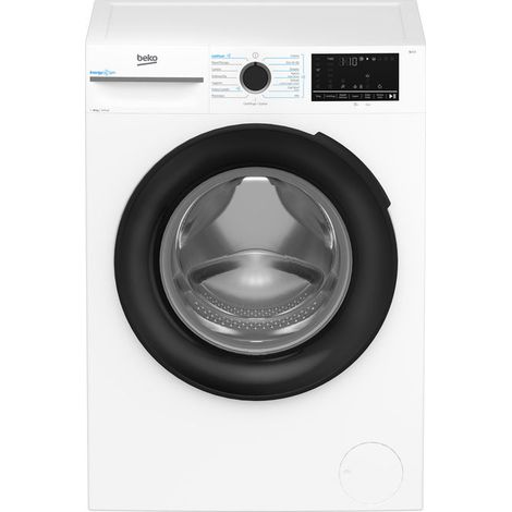Beko b300 BMW109DB 10kg, Classe A-30%, Bianco, Inverter 1400 giri, Touch, Oblò nero, EnergySpin&x2122, Steamcure. Tipo di carica: Caricamento frontale. Capacità cestello: 10 kg, Classe di efficie...