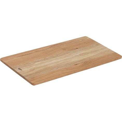 GROHE Holzschneidebrett 450 x 240 x 19 mm Eiche Natur (1/2)