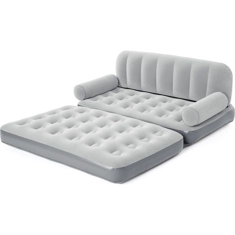 Fauteuils et chaises longues, Polychlorure de Vinyle, Grau, 188 x 152 x 64 cm (1/5)