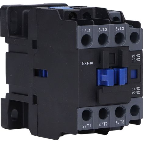 Contacteur CA 50 Hz Pa66, commande automatique sur rail en plastique thermodurcissable 32 A (1/5)
