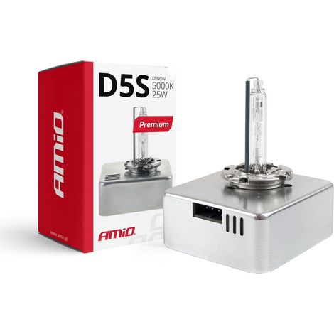 Bombilla de xenón hid xenón D5S 5000K AMiO premium amio-01220 (1/3)