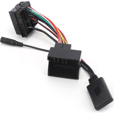 Bluetooth 5.0 Musik-AUX-Adapter fürs Auto mit 6-poligem Mikrofon und Freisprecheinrichtung, passend für Ford Mondeo