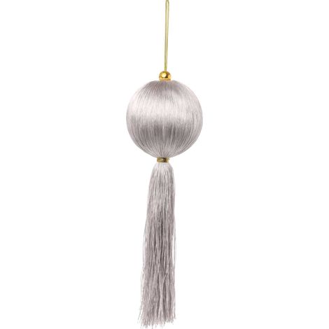 ARPIMEX Sfera Natale con Decoro 7 x 7 x 25 Cm Grey