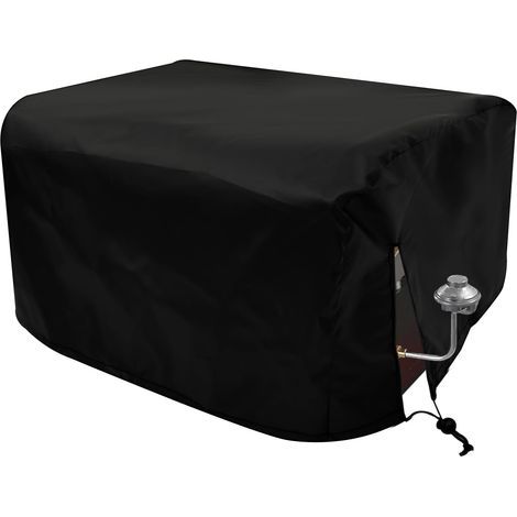 Housse anti-poussière en tissu Oxford 210D pour barbecue à gaz avec cordon de serrage, portable et étanche, protection de table pour jardin, cour, barbecue, pique-nique (1/5)